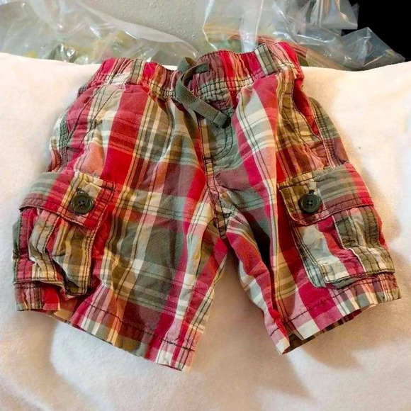 Gymboree Other - DJ* Boys Gymboree Plaid Cargo Shorts